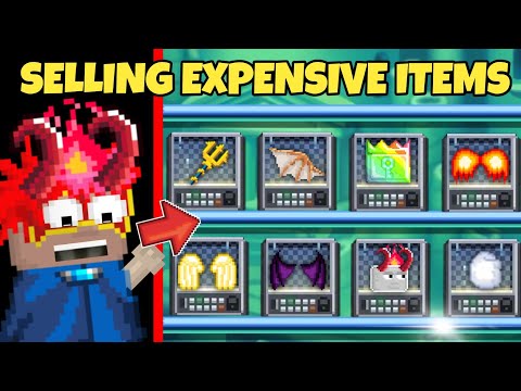 SELLING EXPENSIVE ITEMS! (TONS BGLS) | Growtopia 