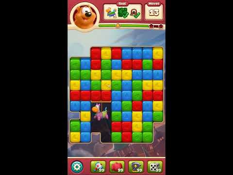 Toon Blast Level 7159 - NO BOOSTERS 🐻🐺🐱 | SKILLGAMING ✔️