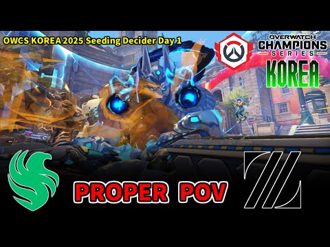 【Proper POV】Proper Team Falcons vs ZETA DIVISION OWCS 2025 Stage 1  Seeding Decider 【Overwatch 2】