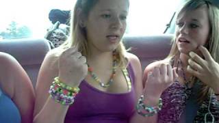 BFF's dancing on the way to the beach. :)