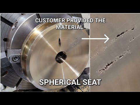 Spherical Seat | It didn't turn out as expected | CNC MACHINING