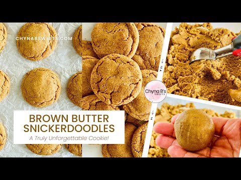 The Perfect Brown Butter Snickerdoodles Recipe | How to Brown Butter | Easy Cookie Recipe
