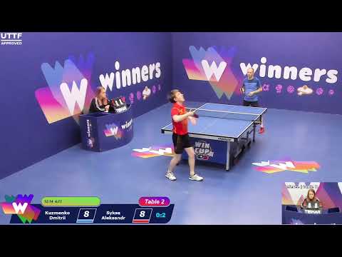 WINners CUP table 2  10.10 Kuzmenko Dmitrii - Syksa Aleksandr  15:00
