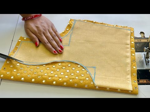 Modern Blouse Back Neck Designs || Blouse Designs || Cutting And Stitching Back Neck Blouse Design