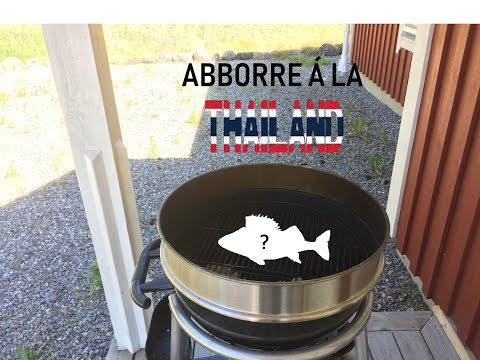 Hur man tillagar en abborre på grill | Abborre á la Thailand