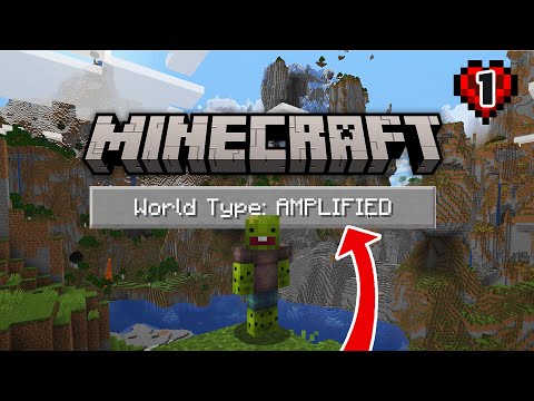 A NEW ADVENTURE! Minecraft Amplified Hardcore [Ep.1]