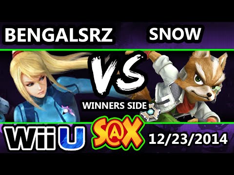 S@X - BengalRZ (Zero suite Samus) Vs. Snow (Fox) SSB4 Winners - Smash 4 Wii U