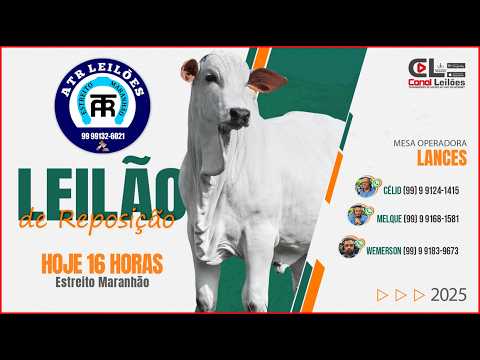 LEILÃO DE REPOSIÇÃO A.T.R  LEILÕES | ESTREITO - MA 01/05/2026