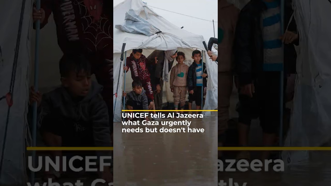 Video | UNICEF tells Al Jazeera what Gaza urgently needs but doesn't have | AJ #shorts