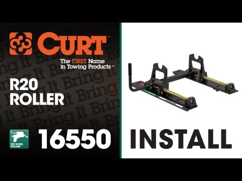 5th Wheel Roller Assembly: CURT 16550 R20 Roller Kit