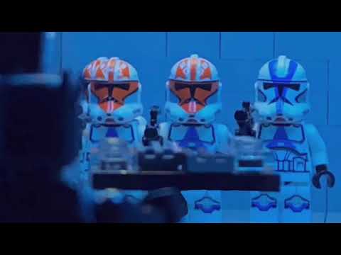 Darth maul hallway scene.. but in LEGO