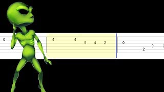 La Cumbia Del Marcianito Song (Easy Guitar Tabs Tutorial)