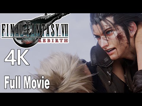 Final Fantasy 7 Rebirth All Cutscenes Game Movie 4K