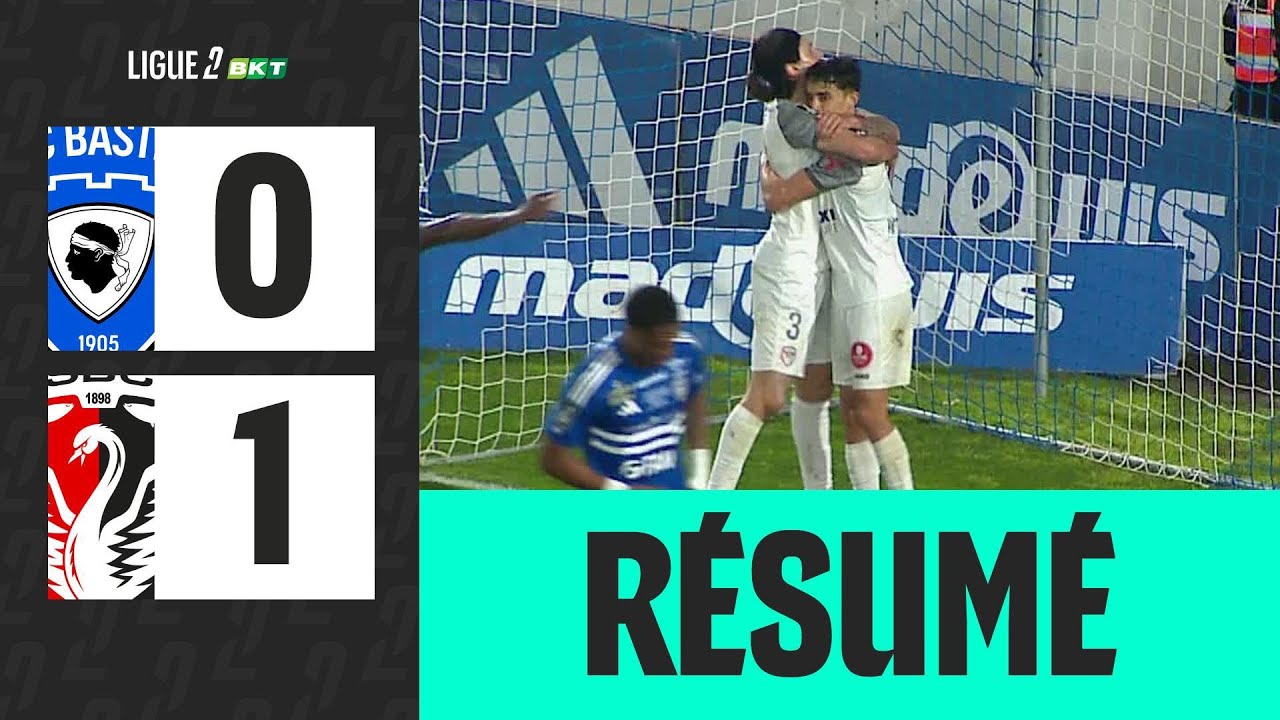Bastia vs US Boulogne Côte d'Opale Highlights