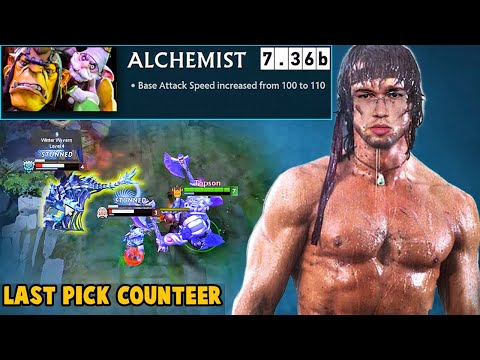 TOPSON perfect LAST PICK Alchemist really DESTROYS the GAME !