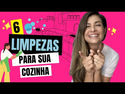 6 LIMPEZAS PRÁTICAS para SUA COZINHA! Limpezas que facilitam tudo!!