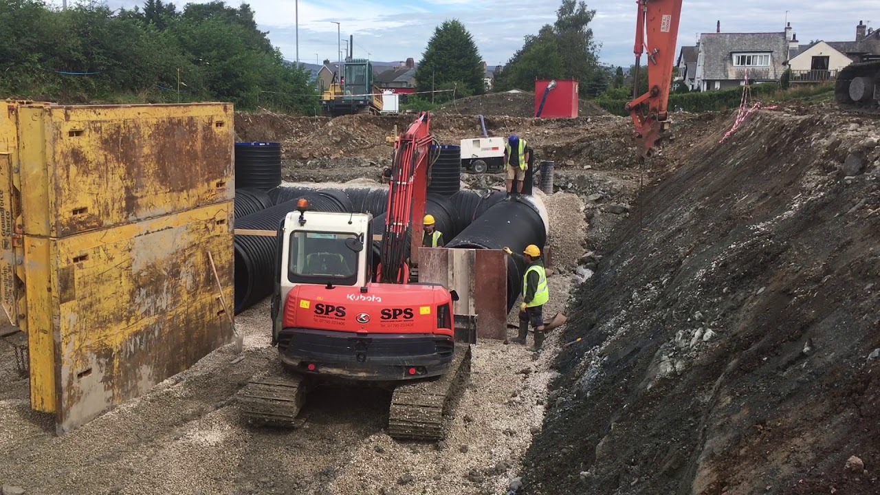 Construction of Attenuation tanks Burton road Kendal - Part 6