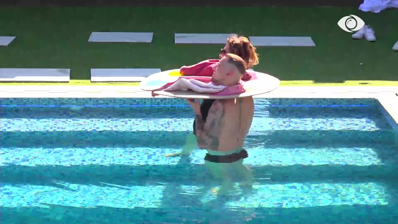 Graciano dhe Egla futen në pishinë me paletën, Françeska: Do prishni sfidën