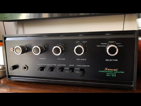 Audiophile vintage Hifi : Sansui  AU- 222 / Cabasse Sampan 311 m13