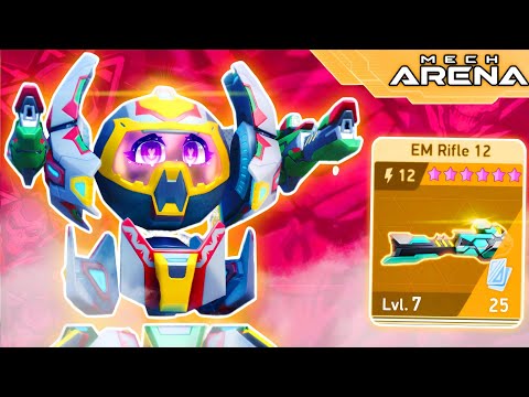 Surge With Em Rifle 12 😱😳 || NO Pilot NO Mods Challenge - Mech Arena