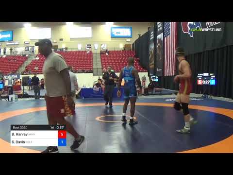 2018 Marine Corps US Open/Senior Men's Freestyle 79 Con 4 - Ben Harvey (Army) Vs. Stacey Davis (Wo