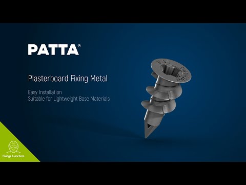 Fijación de Metal para Placa de Yeso