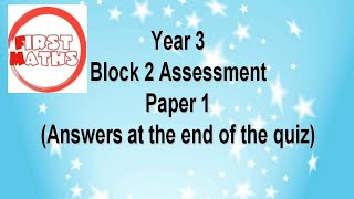 Year 3 Maths Assessment