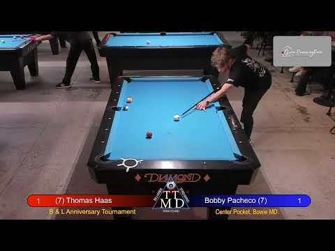 Thomas Haas vs Bobby Pacheco:  2022 B & L Anniversary 10 Ball Tournament Fargo Handicapped