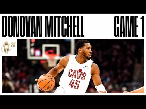 Cavs vs Pacers, Game 1 | Donovan Mitchell Highlights | 5.4.2025