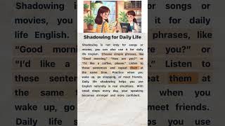 Shadowing for Daily Life 🏠 | Easy English Practice #shadowing #dailyenglish #englishpractice