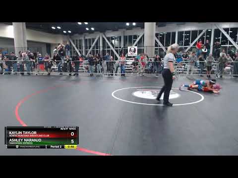 Girls - Middle School 79-85 Ashley Naranjo Takedown Express Vs Kaylin Taylor North Montana Wrestli