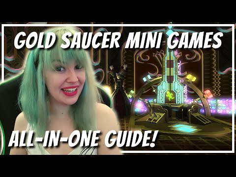 Gold Saucer Mini Games GUIDE: How to farm MGP in FFXIV minigames!
