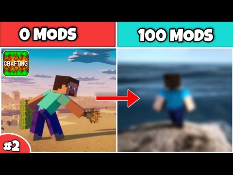 I Installed 100 Mods In Crafting And Building | Crafting And Building 1.18 Mods | 02 | Vizag OP