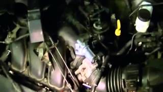 Location of the PCV valve on a 2001 Mazda Tribute and Ford Escape 3.0L V6 Duratec Engine