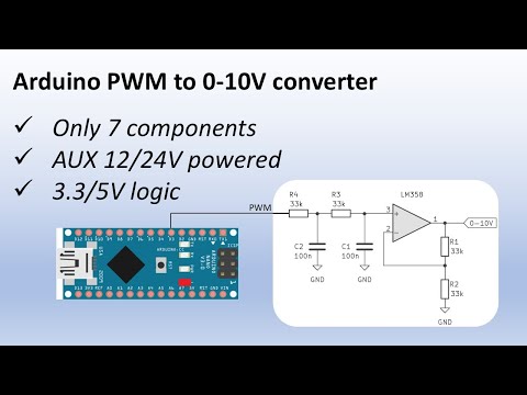 Convertitore Arduino PWM a 0-10V