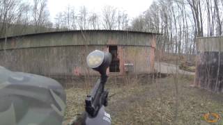 preview picture of video 'Paintball in P-O - 2013.02.03 - Runde 2 (8) - inkl. Slow Motion'