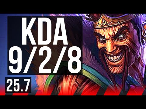 DRAVEN vs CAMILLE (TOP) | 9/2/8 | EUW Diamond | 25.7