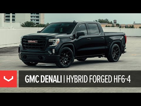 Lowered GMC Denali | Vossen 6-Lug HF6-4 Wheel