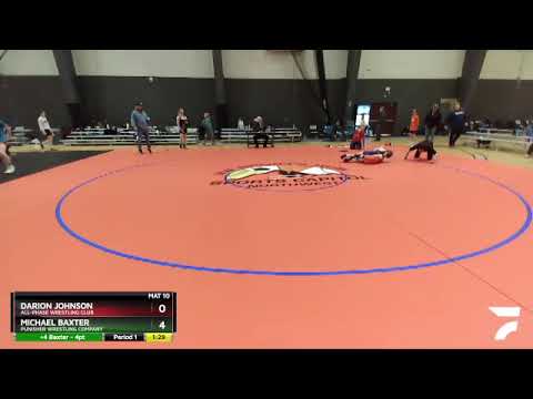 97 Lbs Round 3 - Darion Johnson, All-Phase Wrestling Club Vs Michael Baxter, Punisher Wrestling Co