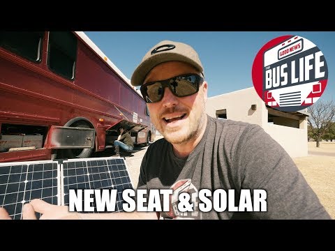 Air Ride Seat, Electrical, & Solar | Bus Conversion