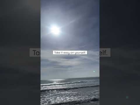 Be nice to you, too.☺️ #shorts #wellness #selfcare #beach #walking #loveyourself #motivation #swift