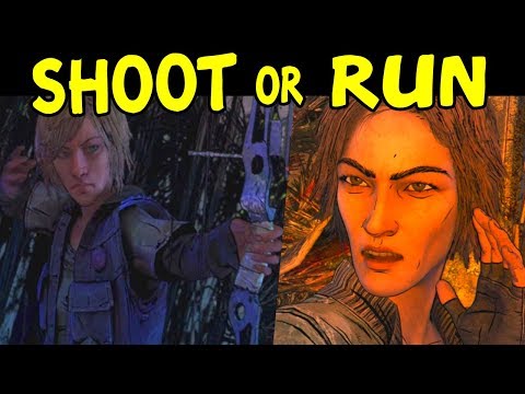 Tell Louis & Violet Run VS Tell Violet To Shoot Lilly - The Walking Dead Season 4 Episode 2 Choices