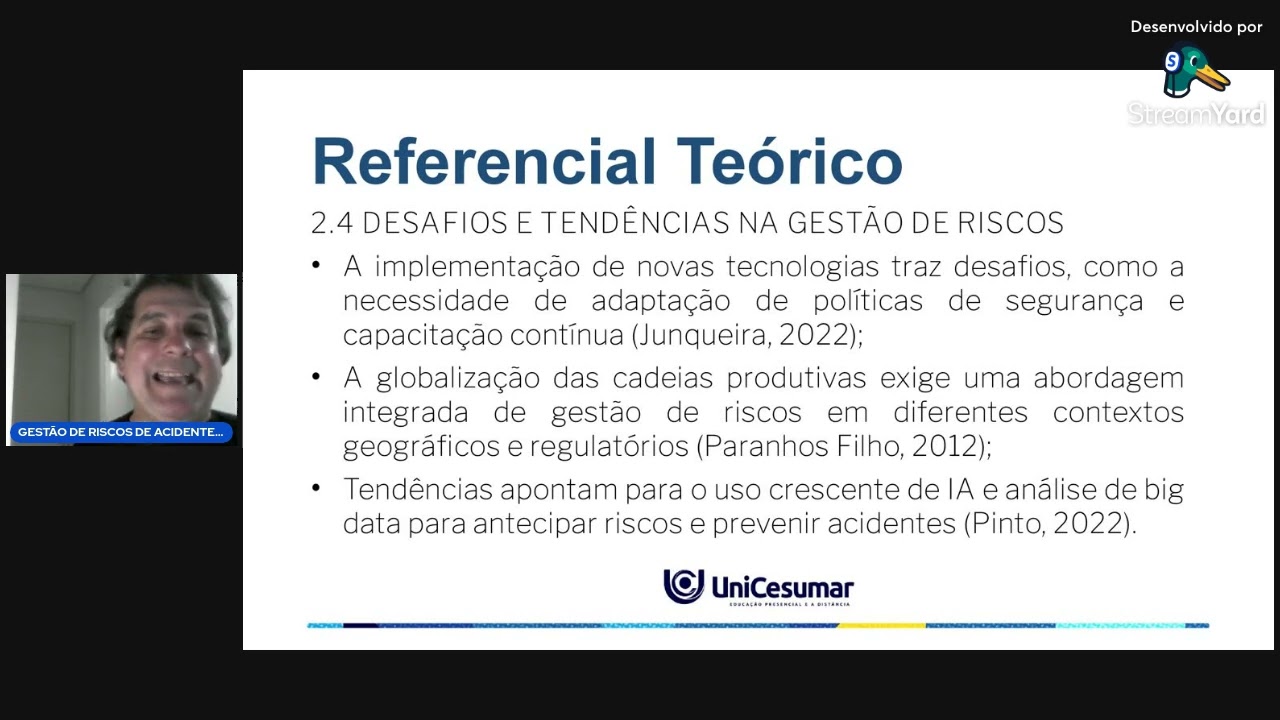 TCC  Unicesumar  Gestão  de Riscos de Acidentes