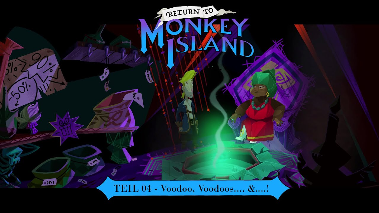 Undertaker vs. Monkey Island: Teil 4 – Voodoo, Voodoos und viele Fragen!  #gameplay #monkeyisland