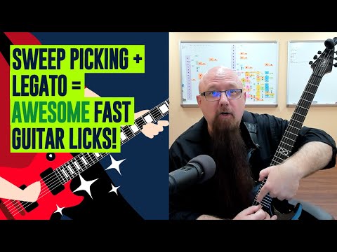 Learn These Sweep-Legato Licks On Guitar