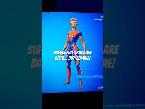 #fortnite Zombie Superhero! #skin #superhero #free #gaming