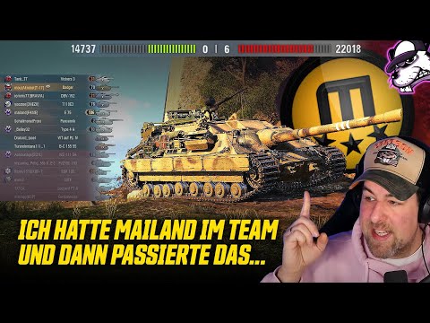 Ich hatte Mailand im Team und dann passierte das... [World of Tanks - Gameplay - Deutsch]