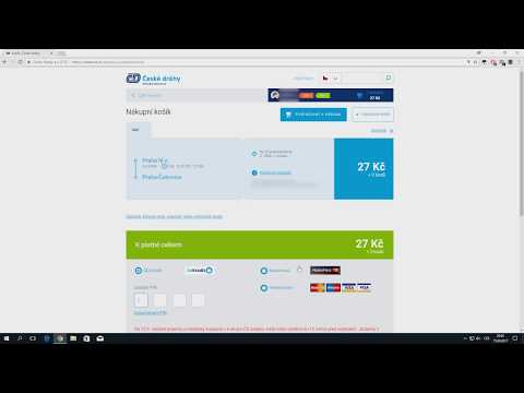 Zakoupení jízdenky na eshopu ČD v den platnosti a následné storno
