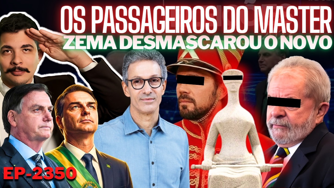 Master: os PASSAGEIROS do Paquito + Zema DESMASCAROU o NOVO + EUA Preocupados Com a Eleição