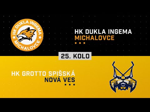 25.kolo HK Dukla INGEMA Michalovce - HK GROTTO Spišská Nová Ves HIGHLIGHTS